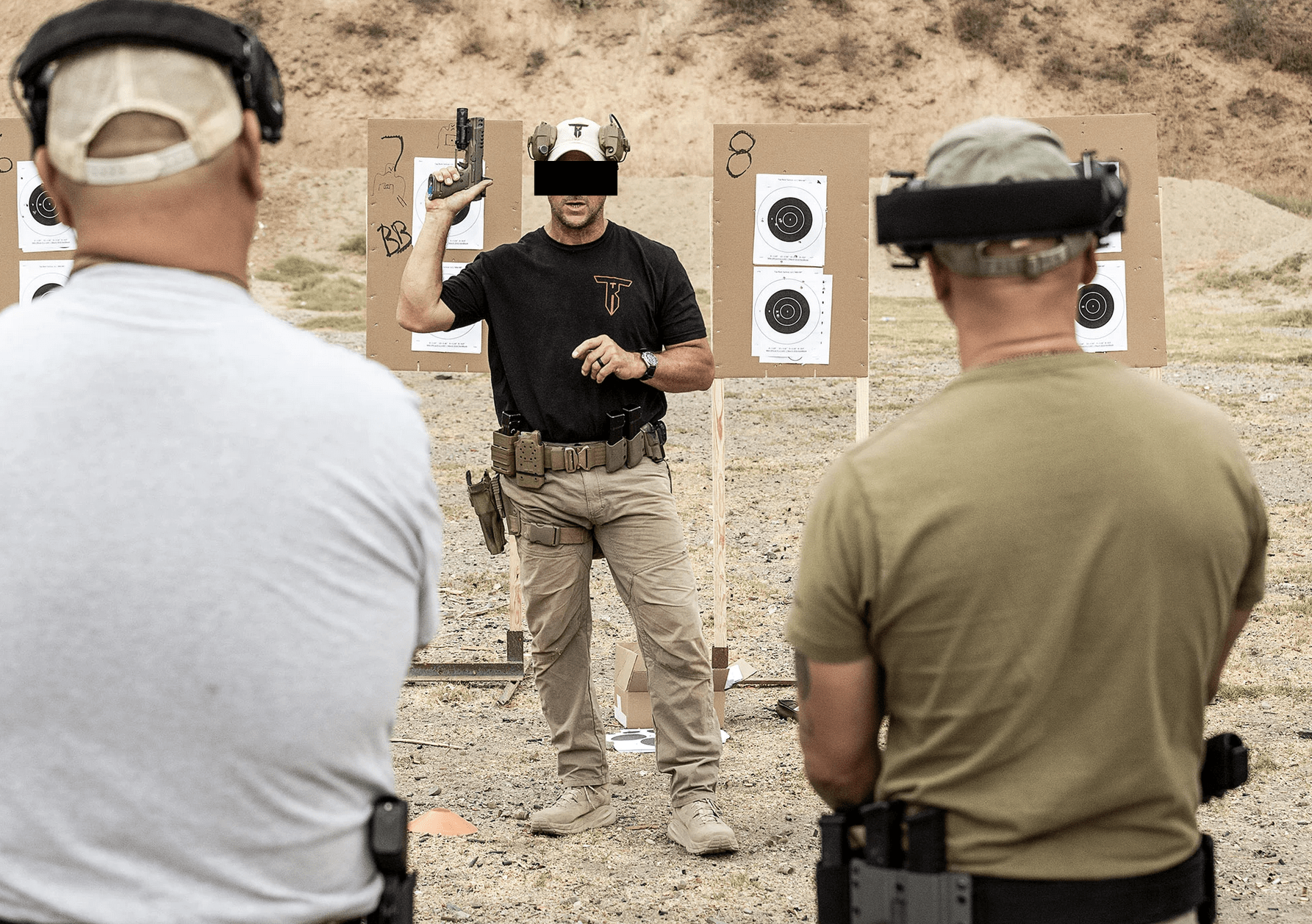 Man Holding a Gun